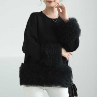 Sawa a la mode/サワアラモード Sawa a la mode 目を惹くたっぷりチュールフリルトップス/507856886