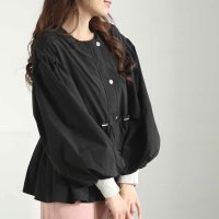 Sawa a la mode/サワアラモード Sawa a la mode ふんわりシルエットに惹かれるペプラムパーカー/507856888