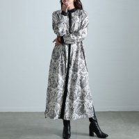 Sawa a la mode/サワアラモード Sawa a la mode 気品醸し出すトワルドジュイ柄シャツワンピース/507856902