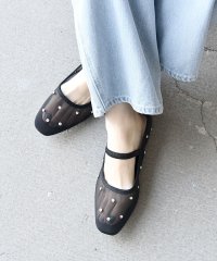 SHIPS any WOMEN/【SHIPS any別注】eblouna: メッシュ クリアドット フラット シューズ/507856950