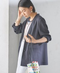 SHIPS WOMEN/〈手洗い可能〉Asami 麻調合繊 カラーレス ジャケット/507857443