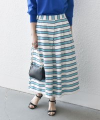 SHIPS any WOMEN/SHIPS any:キャンバス ボーダー Aライン スカート/507857449
