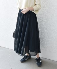 SHIPS any WOMEN/SHIPS any:〈手洗い可能〉メッシュ サーキュラー スカート/507857450