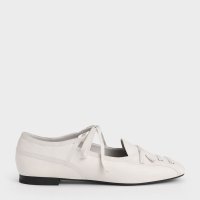 CHARLES & KEITH/レースアップ ボウバレエフラット/507857482