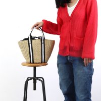 COOCO/クーコ COOCO ボーダーテープハンドルペーパートートバッグ/507857528