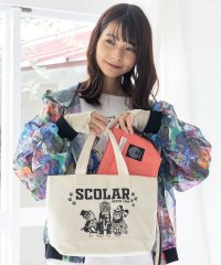 ScoLar/スカラー ScoLar おめかしネコちゃんのリサイクルポリポーチ付きバッグ/507857599