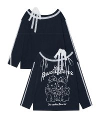 HOOK/フック HOOK 【HOOK】for girls わんちゃんプリントレース使用カットソー/507857733