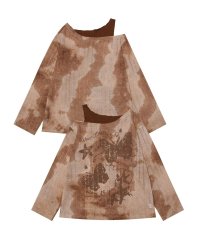 HOOK/フック HOOK 【HOOK】for girls タイダイプリントオープンショルダートップス/507857746
