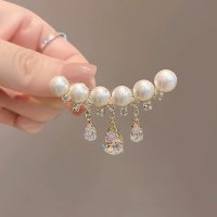 shoppinggo/ショッピングゴー shoppinggo ブローチ パール 1個 キルトピン ストールピン スカーフ留め 安全ピン サークル パール ワンポイント マフラー スト/507857805