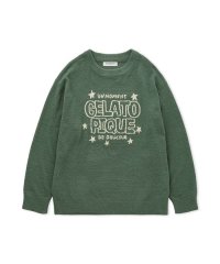 GELATO PIQUE HOMME/【HOMME】エアモコピケロゴジャガードプルオーバー/507857902