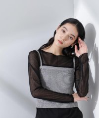 NANO universe/グリッターラメニット2wayビスチェ（セットアップ可）/507621679