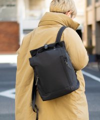 RINRE/リンレ RINRE 【SPRING 掲載品】リンレ RINRE 撥水加工 ナイロン バックパック リュック バッグ （ブラック）/507778787