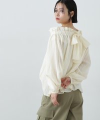 N Natural Beauty Basic/オフショルペーパーバックブラウス/507858597