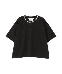 AVIREX/《WOMEN'S》OPEN COLLAR PRINT T－SHIRT/オープンカラープリントTシャツ/507858657