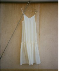 MACPHEE/【WEB限定】クレープサテン ティアードキャミソールワンピース/507859180