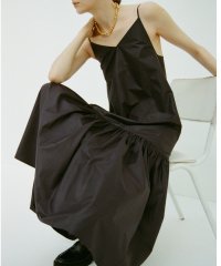 MACPHEE/【WEB限定】クリスピータフタ ティアードキャミソールワンピース/507859181
