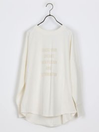 LASUD/ラシュッド LASUD フロントロゴスウェットシャツ/507859810