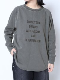 LASUD/ラシュッド LASUD フロントロゴスウェットシャツ/507859810