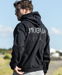 1PIU1UGUALE3 RELAX/ウノ ピゥ ウノ ウグァーレ トレ リラックス 1PIU1UGUALE3 RELAX バックロゴプリント裏起毛プルオーバーパーカー/504454703