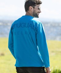 1PIU1UGUALE3 RELAX/ウノ ピゥ ウノ ウグァーレ トレ リラックス 1PIU1UGUALE3 RELAX バックロゴプリント長袖Tシャツ/504775495