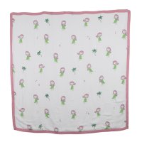 CocoMoon/ココムーン CocoMoon CocoMoon ココムーン ブランケット キルト 大判 ベビー 赤ちゃん QUILT ホワイト ライト ブルー オレンジ マルチ/505291451