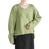 KOBE LETTUCE/コウベレタス KOBE LETTUCE ウォッシャブルスフレニットトップス【Vネック】 [C6301]/506889370