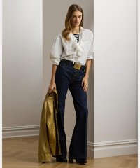LAUREN RALPH LAUREN/ハイライズ フレア ジーンズ/507836744