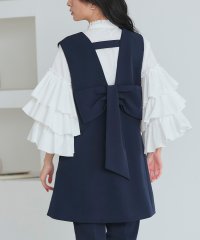 RUIRUE BOUTIQUE/ルイルエブティック RUIRUE BOUTIQUE Vネックバックリボンジレ＆テーパードパンツセット/507840713