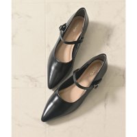 Honeys/ハニーズ Honeys ベルト付ポインテッドパンプス パンプス 靴 シューズ オフィス きれいめ ポインテッドトゥ ベルト付き 合皮 フェイクレザー レディース/507860922