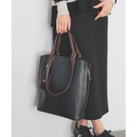 Honeys/ハニーズ Honeys ハンドル2wayトート トートバッグ バッグ 鞄 2way 合皮 フェイクレザー ポーチ付き A4サイズ対応 タブレット用ポケット レデ/507860939