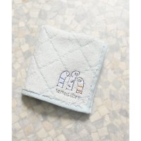 Honeys/ハニーズ Honeys ハンカチタオル ハンカチ タオルハンカチ ミニタオル 刺しゅう ダイヤモンドジャカード アニマル柄 食べ物柄 オフ ホワイト レディース/507860944