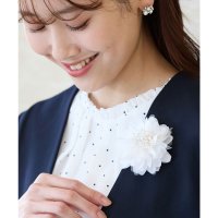Honeys/ハニーズ Honeys コサージュ＆イヤリング コサージュ イヤリング アクセサリー セレモニー フォーマル 花 フェイクパール オールシーズン 白 レディース/507860948