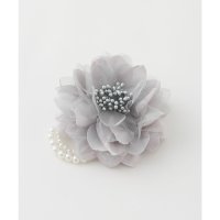Honeys/ハニーズ Honeys パール使いコサージュ コサージュ アクセサリー セレモニー フォーマル 花 フェイクパール オールシーズン 白 結婚式 レディース/507860949