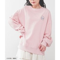 Honeys/ハニーズ Honeys お文具といっしょ／ゆるトレーナー トップス スウェット 長袖 お文具といっしょ キャラクター ゆるトップス ゆるトレーナー レディース/507860962