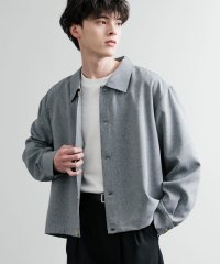 Rocky Monroe/ロッキーモンロー Rocky Monroe シャツジャケット ショート メンズ レディース ライトアウター 無地 総柄 ゴールドボタン オーバーサイズ 薄手 ポ/507860992