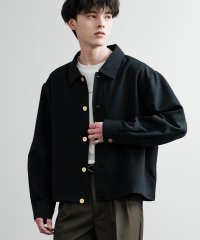 Rocky Monroe/ロッキーモンロー Rocky Monroe シャツジャケット ショート メンズ レディース ライトアウター 無地 総柄 ゴールドボタン オーバーサイズ 薄手 ポ/507860992