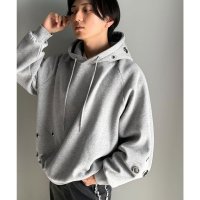 Classical Elf/クラシカルエルフ Classical Elf スタイリッシュなエッジを魅せる。リングハトメ裏起毛パーカー(メンズ)/507861139