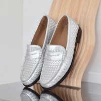 PASCUCCI/パスクッチ PASCUCCI レザーメッシュローファー/507861292
