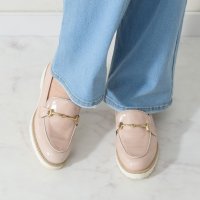 PASCUCCI/パスクッチ PASCUCCI ラウンドトウタンクソールビットローファー/507861296