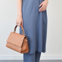 LORISTELLA/ロリステッラ LORISTELLA シュリンクレザーフラップハンドバッグ/507861307