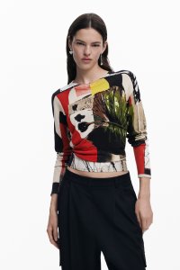 Desigual/デシグアル Desigual ラクロワのコラージュセーター/507861381