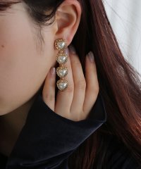 colleca la/コレカラ colleca la ハートパール ロングイヤリング/507861408