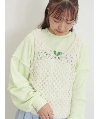 Samansa Mos2/サマンサ モスモス Samansa Mos2 透かし柄ニットビスチェ/507861523