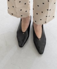 welleg/ウェレッグ welleg Uカット ゴールドアクセント ローヒール パンプス/507862062