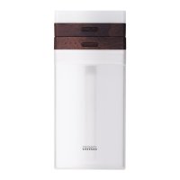 PRISMATE/プリズメイト PRISMATE プリズメイト PRISMATE 加湿器 超音波式 卓上 充電式 コードレス ホワイト ブラウン 白 PR－HF040【返品不可商/507862247