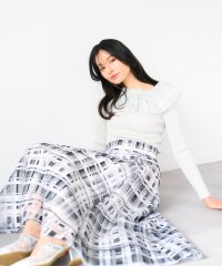 ミッシュマッシュ MISCH MASCH 2025春夏新作 シアーチェックフレアスカート/MM517217