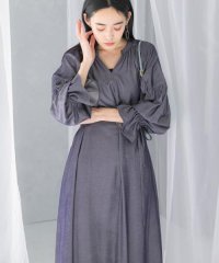URBAN RESEARCH ROSSO/デニムライクギャザーワンピース/507862379