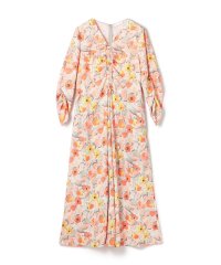 Ballsey/スプリングフラワープリント ドロストギャザーワンピース/507862656