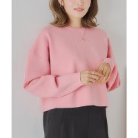 titivate/ティティベイト titivate バックファスナーデザインコクーンスリーブニット/507862729