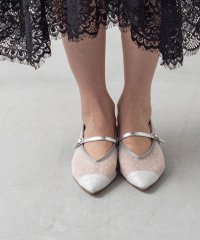 welleg/ウェレッグ welleg ポインテッドトゥ チュールストラップパンプス/507862865